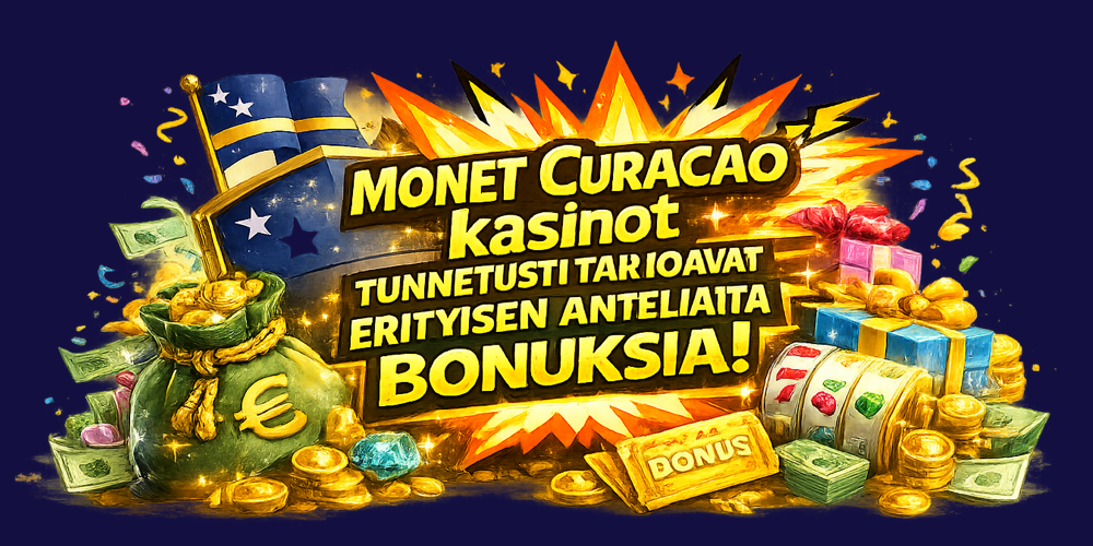 Kaikki erilaiset bonukset ja tarjoukset Curacao kasinoilla