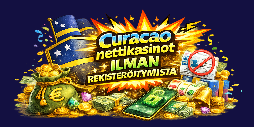 Ilman rekisteröitymistä toimiminen on yleistä Curacao kasinoilla