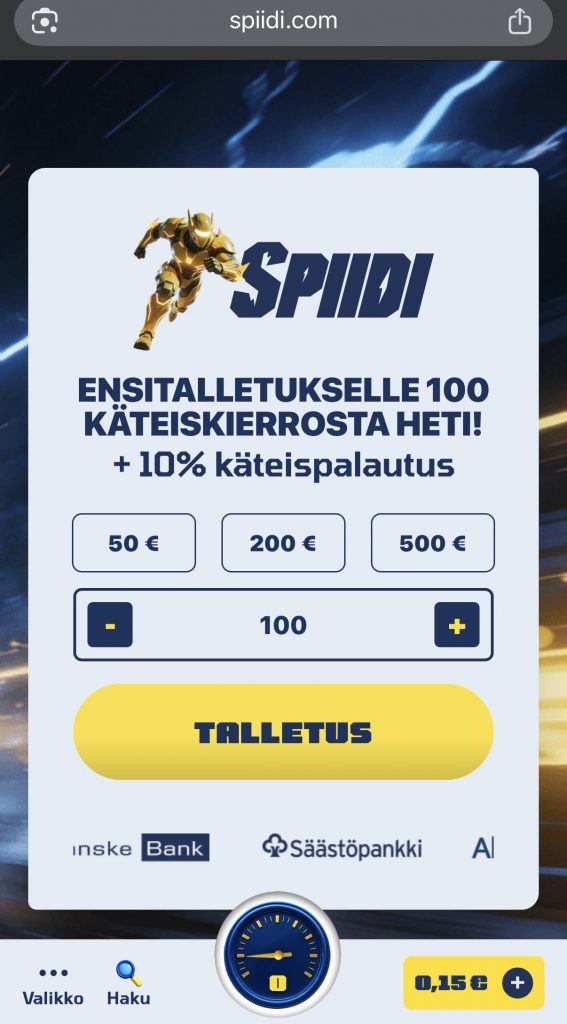 Ulkomainen Spiidi pikakasino